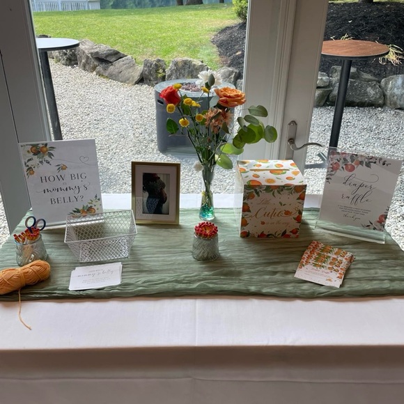 22 Sage Green Cheesecloth Table Runners (13 FT) Wedding/Event Decoration - Picture 2 of 2